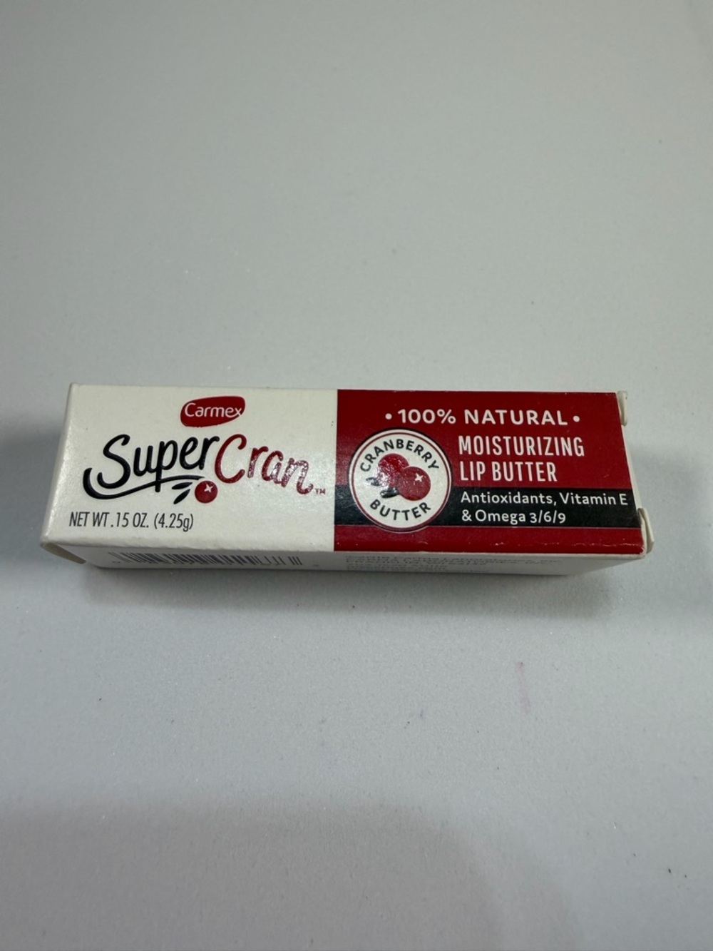 🩷5/$10🩷 SuperCran Cranberry Moisturizing Lip Butter - Red/White
